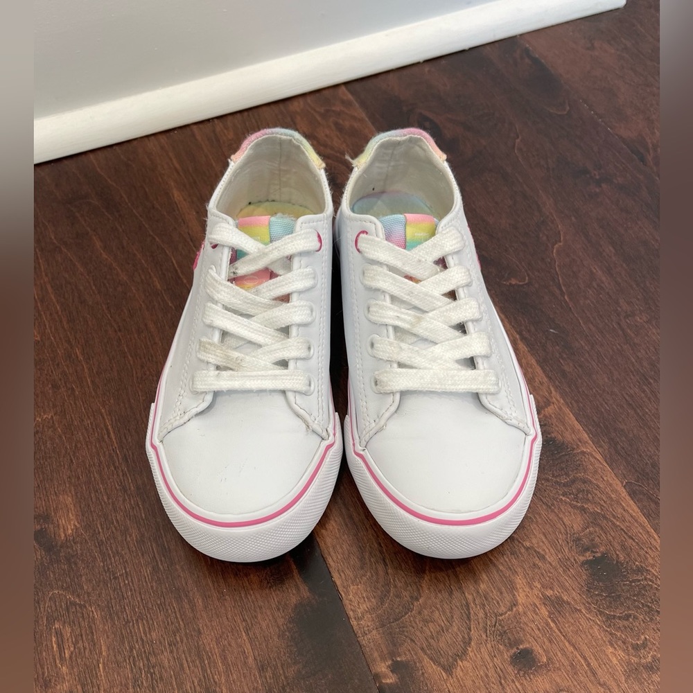Ralph Lauren Polo Little Girls Casual Shoes Sneakers Fashion White, size 11 SOLD - Picture 3 of 8